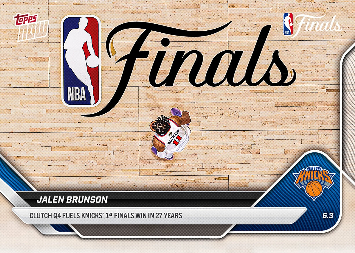 Jalen Brunson - 2025-26 NBA Topps NOW - Card 326 - PR: 22325 - Image 3