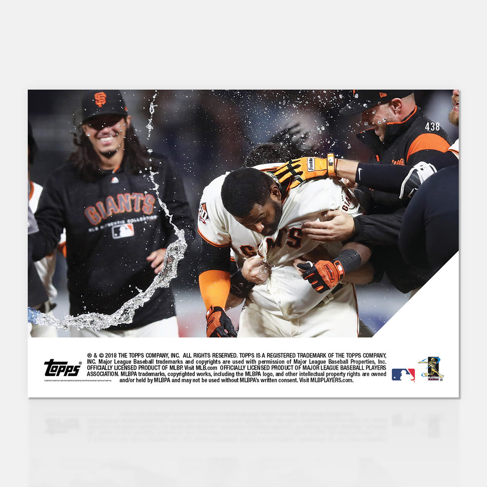 Pablo Sandoval - 07/09/2018 TOPPS NOW Card 438 - Print Run: 148 - Image 2