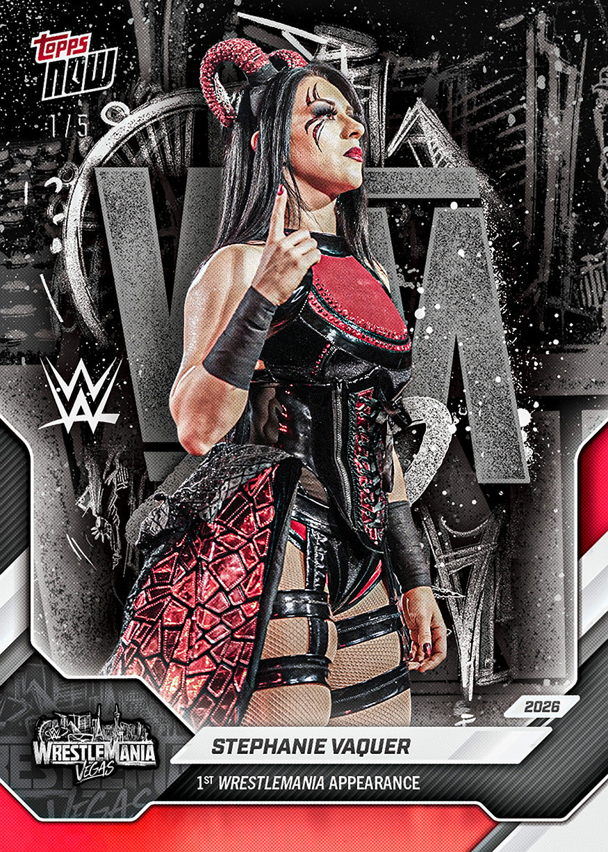 2026 WrestleMania Vegas Set – WWE Topps NOW - 15-Card Set - PR: 5847 - Image 6