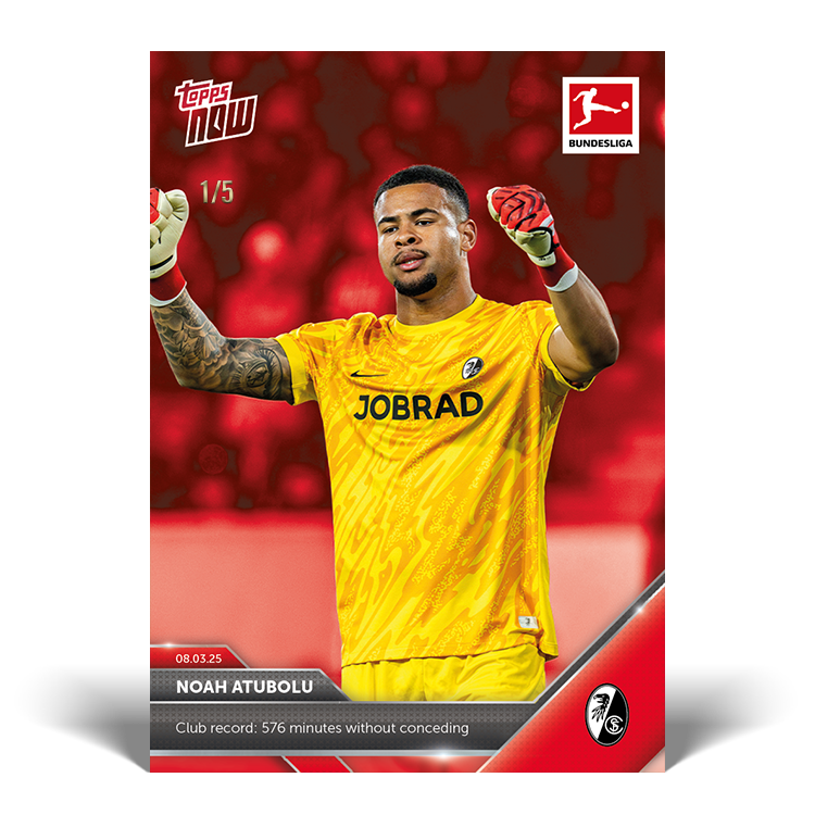 Noah Atubolu - 2024-25 Bundesliga Topps NOW Card 140 - PR: 96 - Image 4