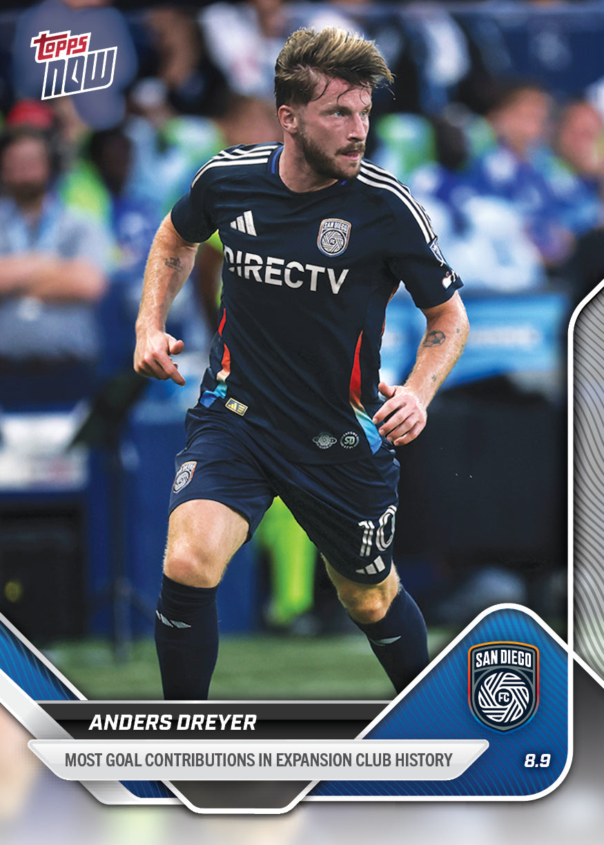 Anders Dreyer - 2025 MLS Topps NOW - Card 74 - PR: 427