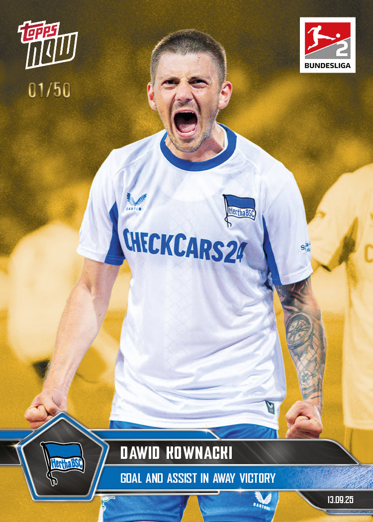 Dawid Kownacki - 2025-26 Bundesliga Topps NOW - Card 21 - PR: 280 - Image 6