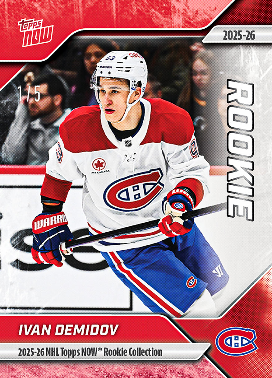 2025-26 NHL Topps NOW Rookie Collection 10-Sticker Set - PR: 600 - Image 3