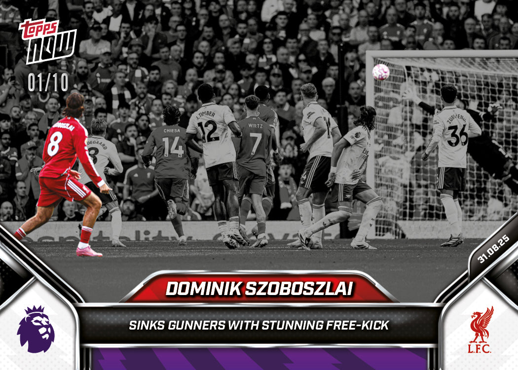 Dominik Szoboszlai - 2025-26 Premier League Topps NOW - Card 16 - PR: 2114 - Image 4