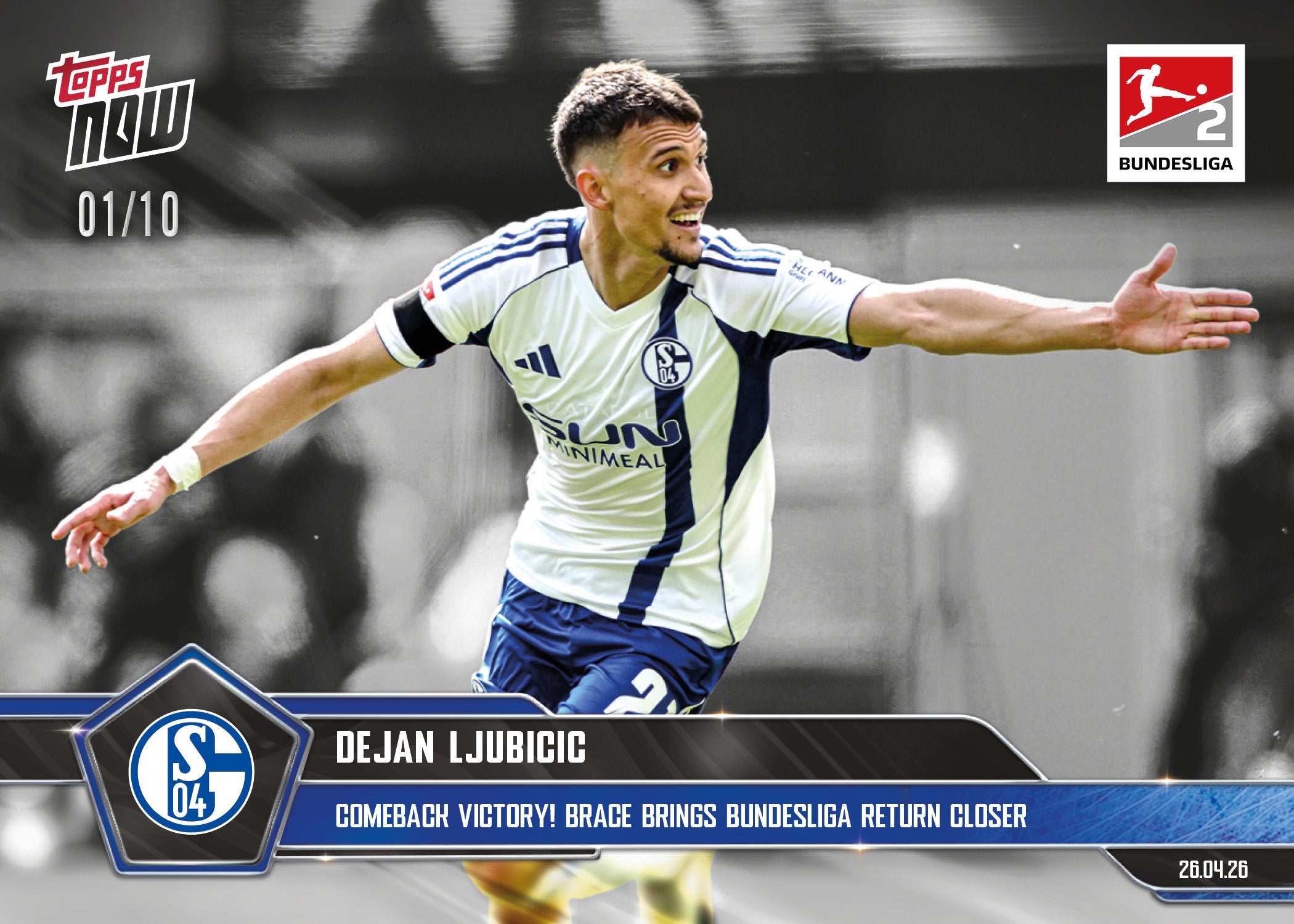 Dejan Ljubicic - 2025-26 Bundesliga Topps NOW - Card 182 - PR: 463 - Image 4
