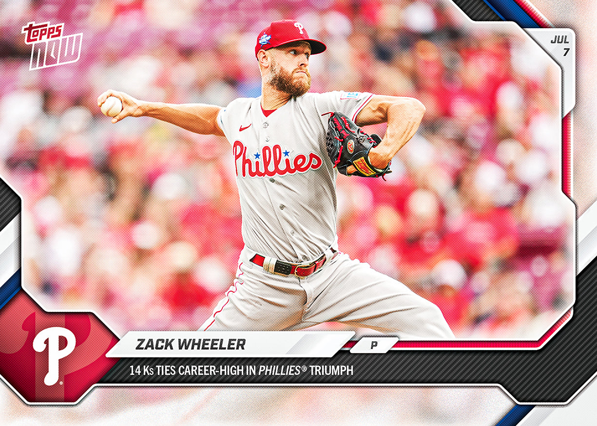 Zack Wheeler - 2026 MLB Topps NOW - Card 425 - PR: 854
