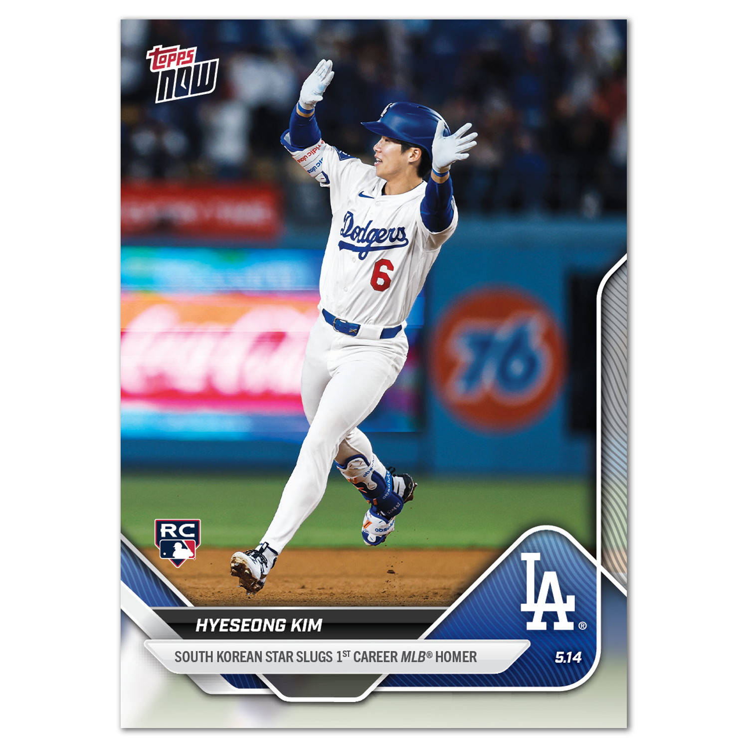 Hyeseong Kim - 2025 MLB Topps NOW - Card 182 - LOOK FOR AUTOS - PR: 15,366 - Image 3