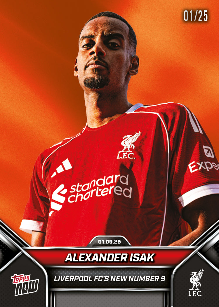 Alexander Isak - 2024-25 Liverpool Topps NOW - Card 4 - PR: 1900 - Image 5
