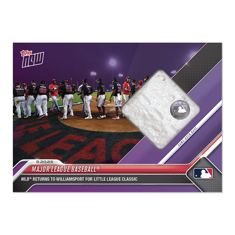Game-used Base Relic # to 99 or Lower - Major League Baseball - 2023 MLB TOPPS NOW Card 741 - Image 5