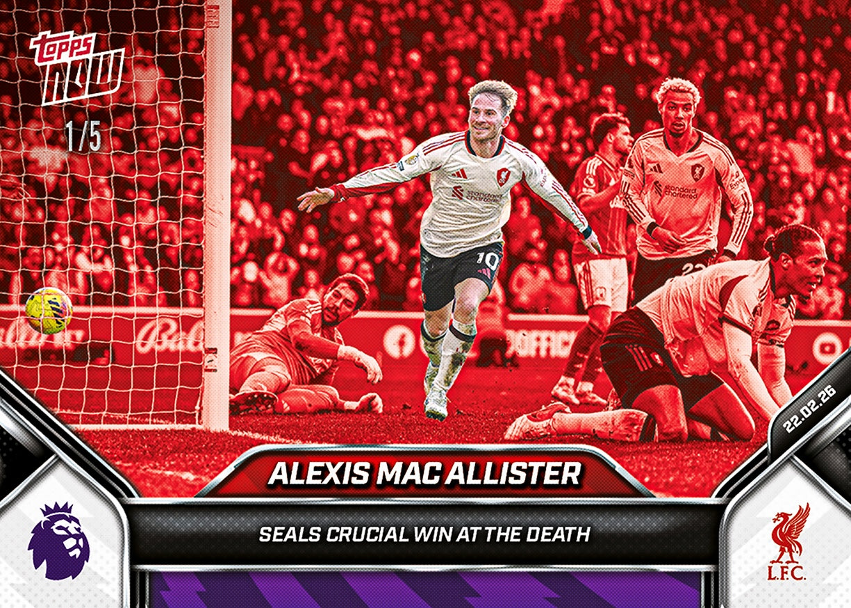 Alexis Mac Allister - 2025-26 Premier League Topps NOW - Card 143 - PR: 685 - Image 3