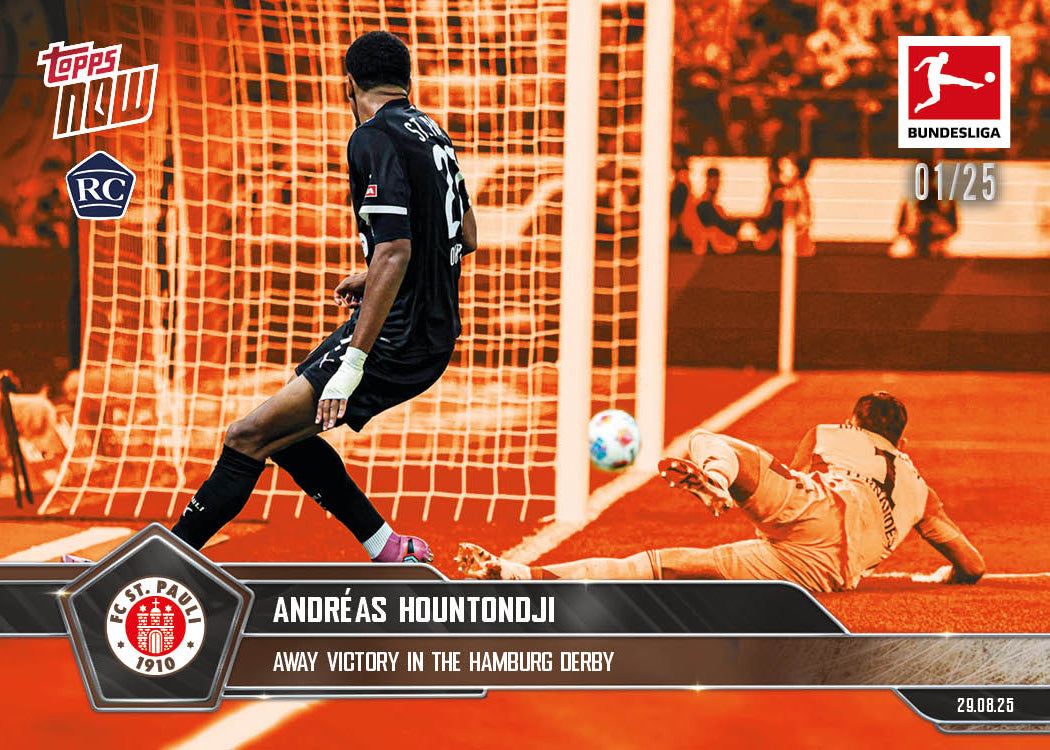 Andréas Hountondji - 2025-26 Bundesliga Topps NOW - Card 11 - PR: 367 - Image 5