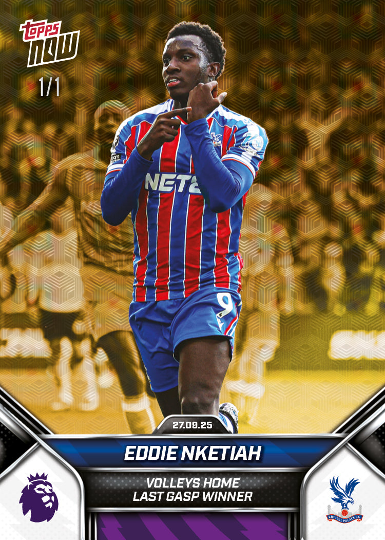 Eddie Nketiah - 2025-26 Premier League Topps NOW - Card 26 - PR: 229 - Image 2
