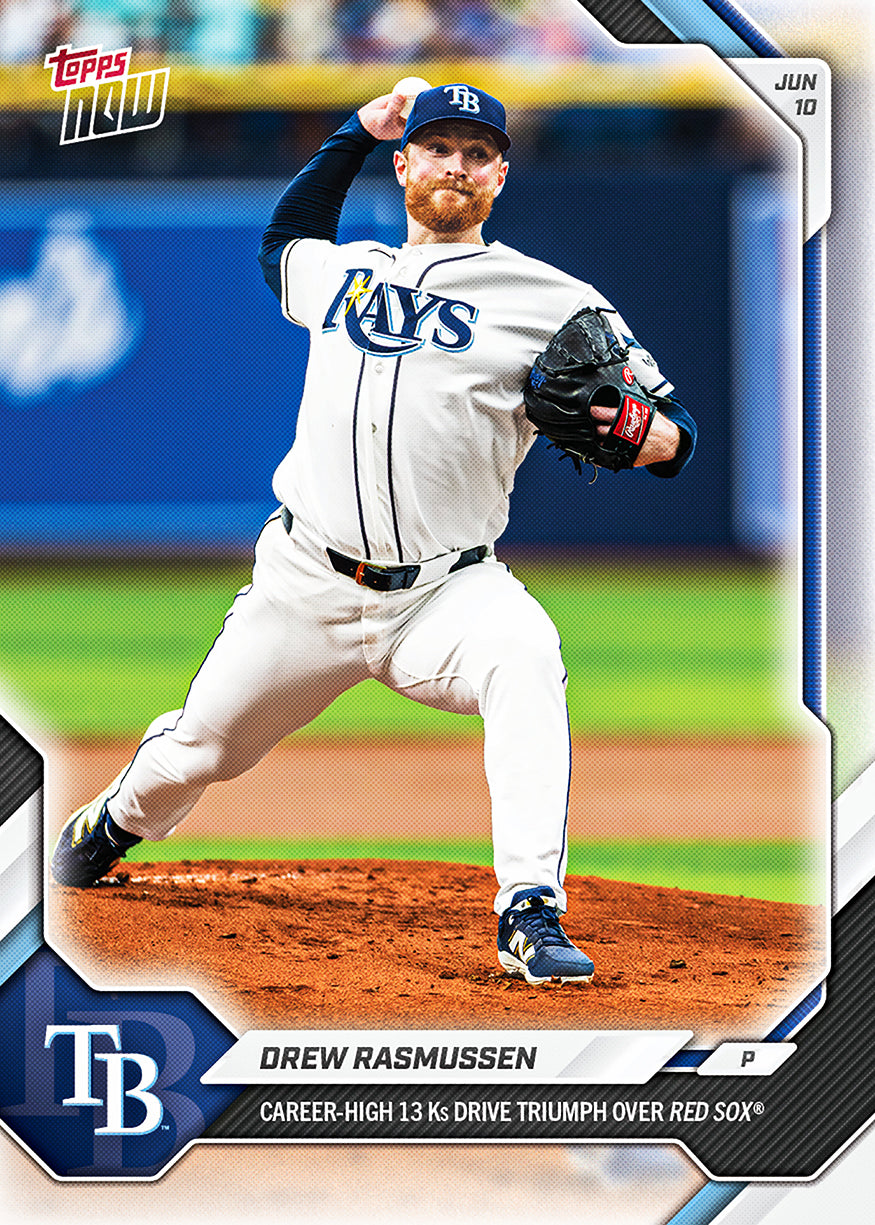 Drew Rasmussen - 2026 MLB Topps NOW - Card 312 - PR: 345