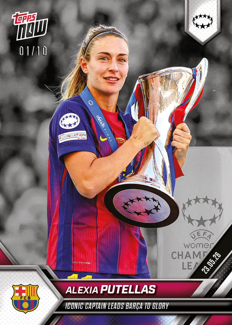 Alexia Putellas - 2025-26 UWCL Topps NOW - Card 31 - PR: 2694 - Image 6