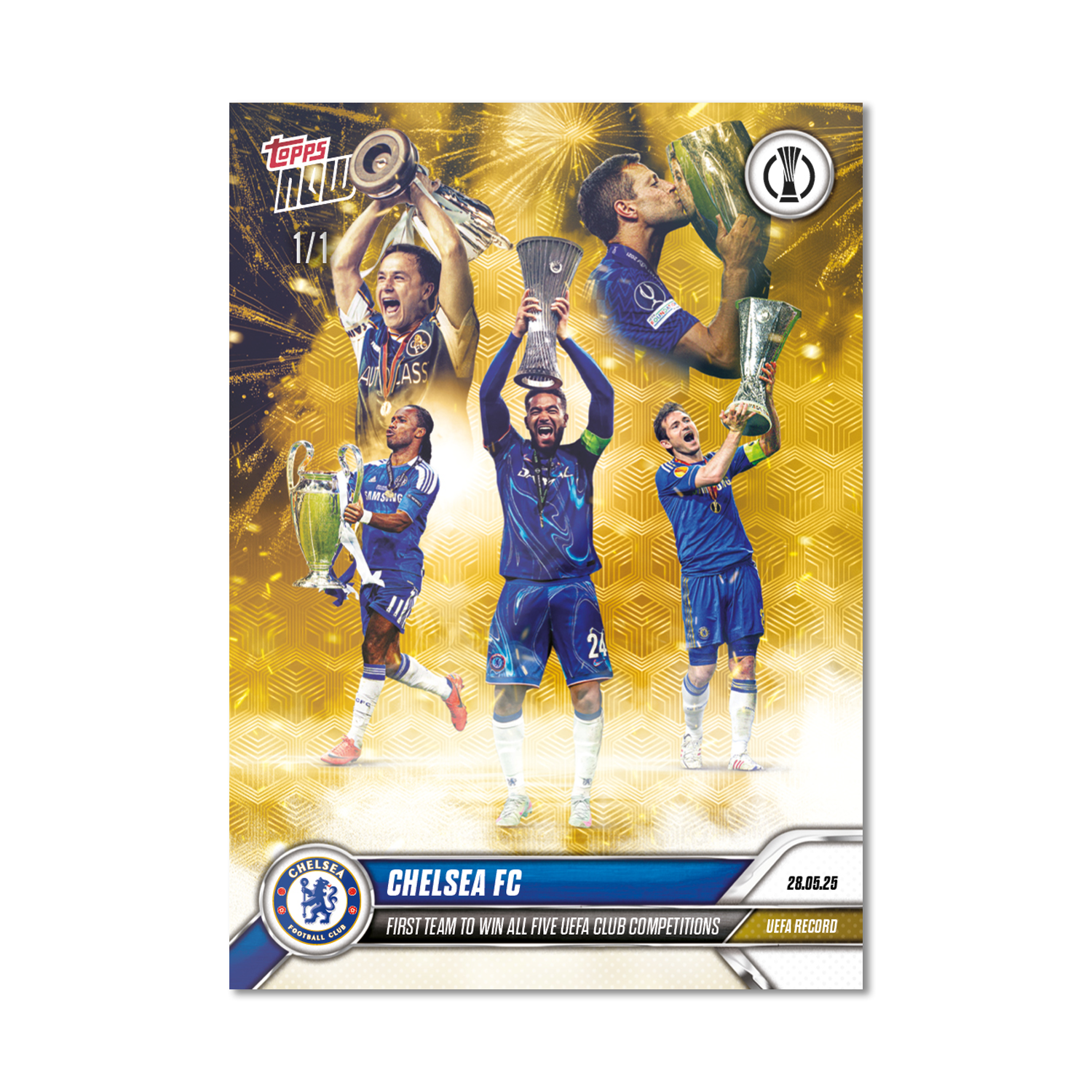 Chelsea FC - 2024-25 UECL Topps NOW - Card 16 - PR: 3457 - Image 2