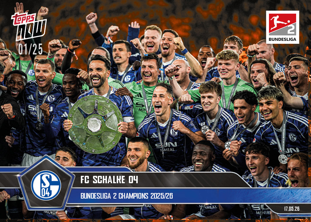 FC Schalke 04 - 2025-26 Bundesliga Topps NOW - Card 197 - PR: 1046 - Image 5