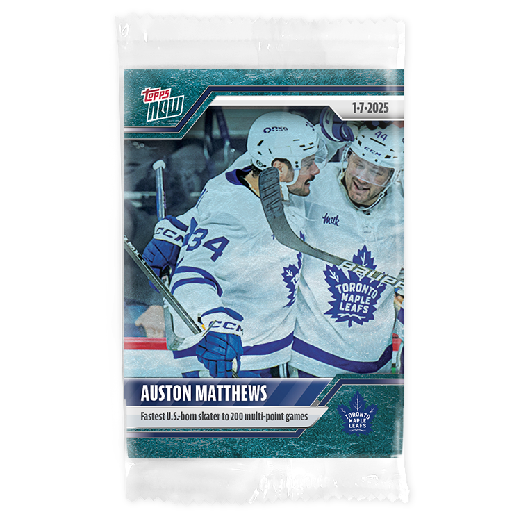 Auston Matthews - 2024-25 NHL Topps NOW - Sticker 81 - PR: 175 - Image 3