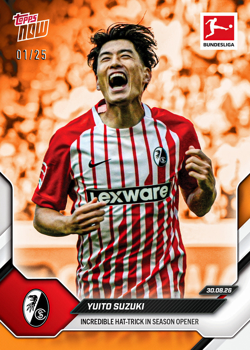 Yuito Suzuki - 2026-27 Bundesliga Topps NOW - Card 4 - Image 5