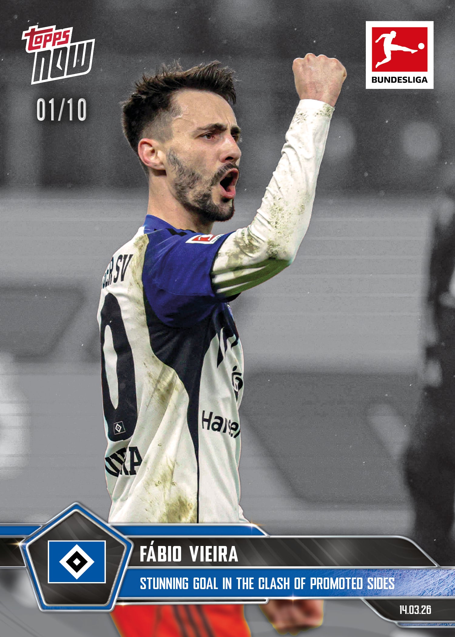 Fábio Vieira - 2025-26 Bundesliga Topps NOW - Card 149 - PR:522 - Image 4