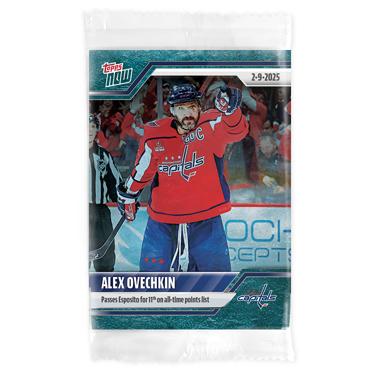 Alex Ovechkin - 2024-25 NHL Topps NOW - Sticker # 114 Pack - PR: 405 - Image 3