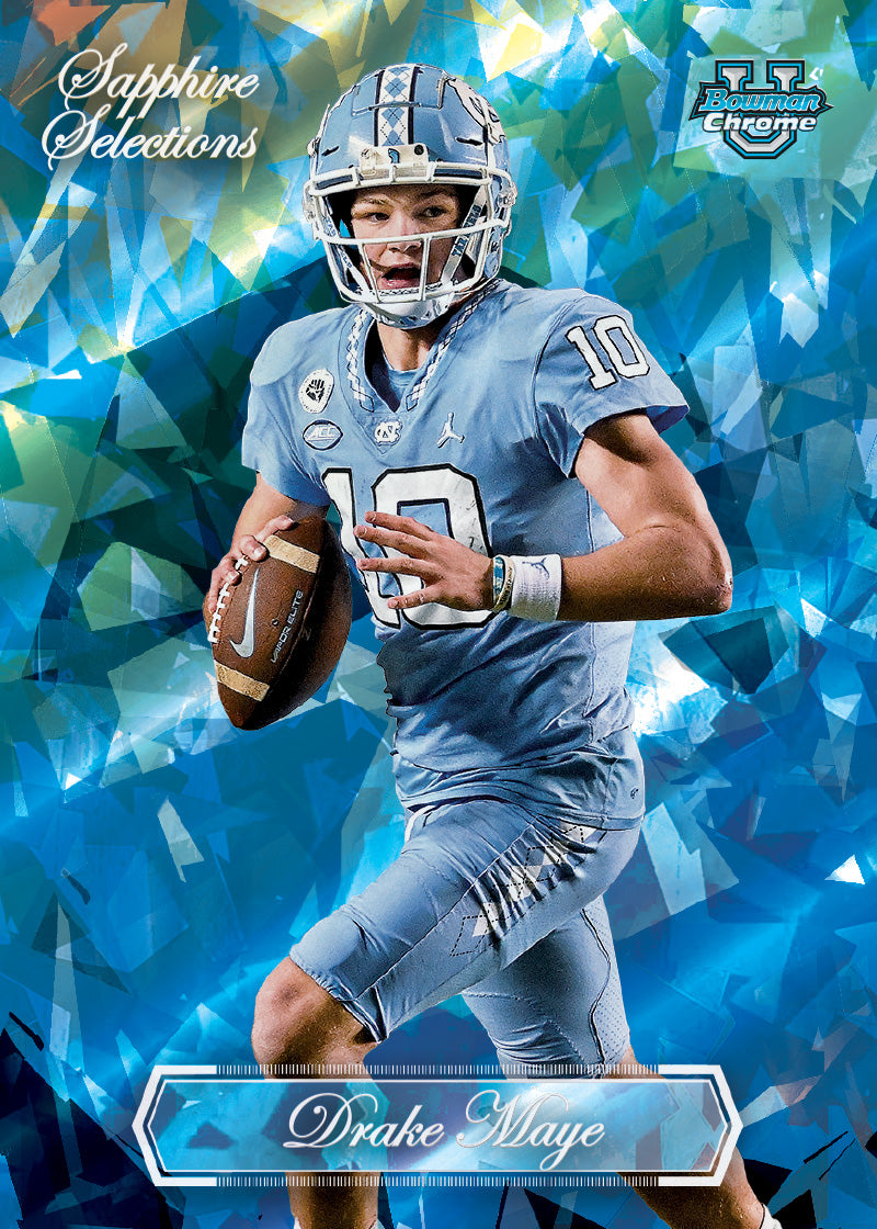 2023 Bowman University Chrome Football Sapphire Edition - Hobby Box - Image 6