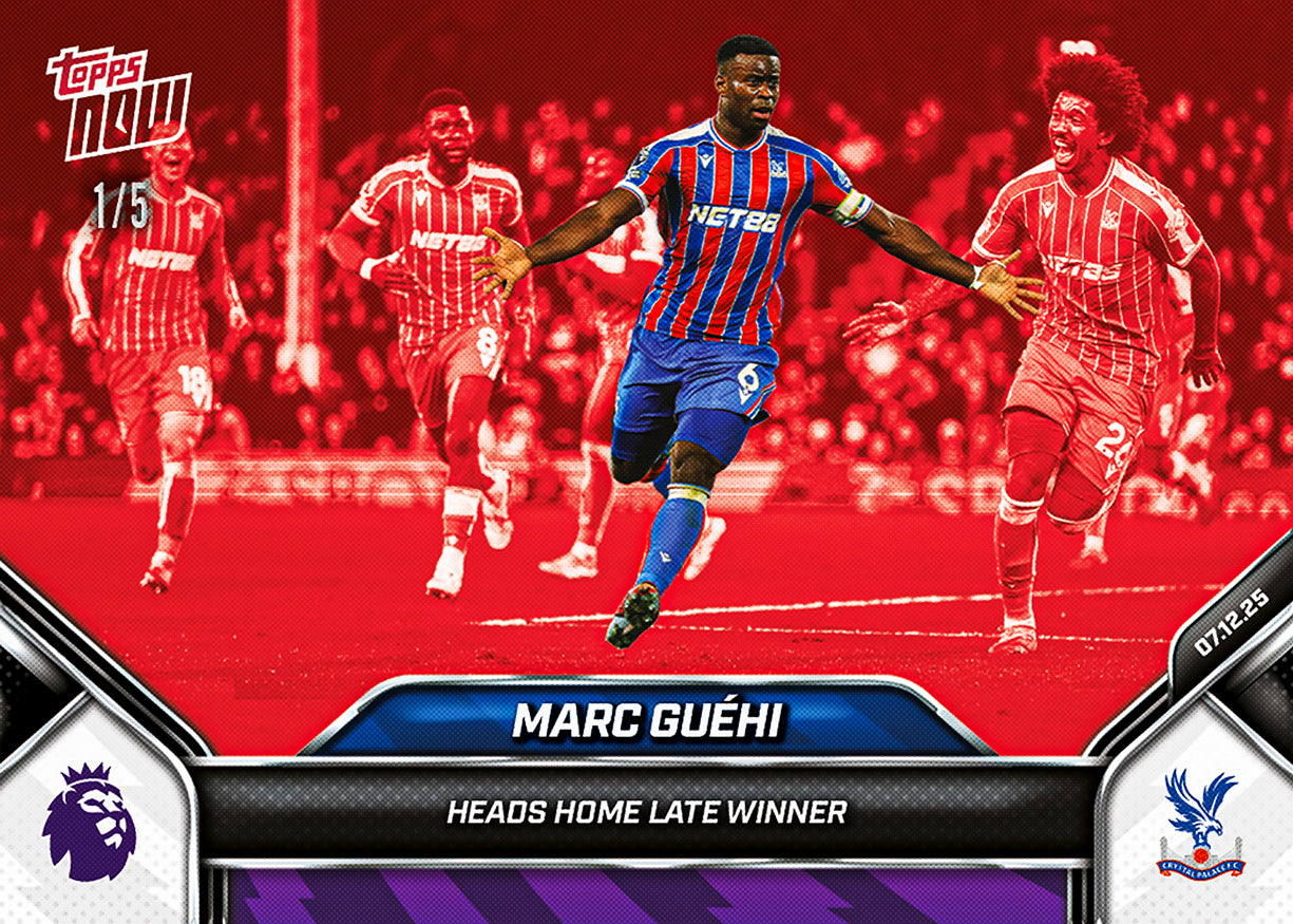 Marc Guéhi - 2025-26 Premier League Topps NOW - Card 79 - PR: 144 - Image 3
