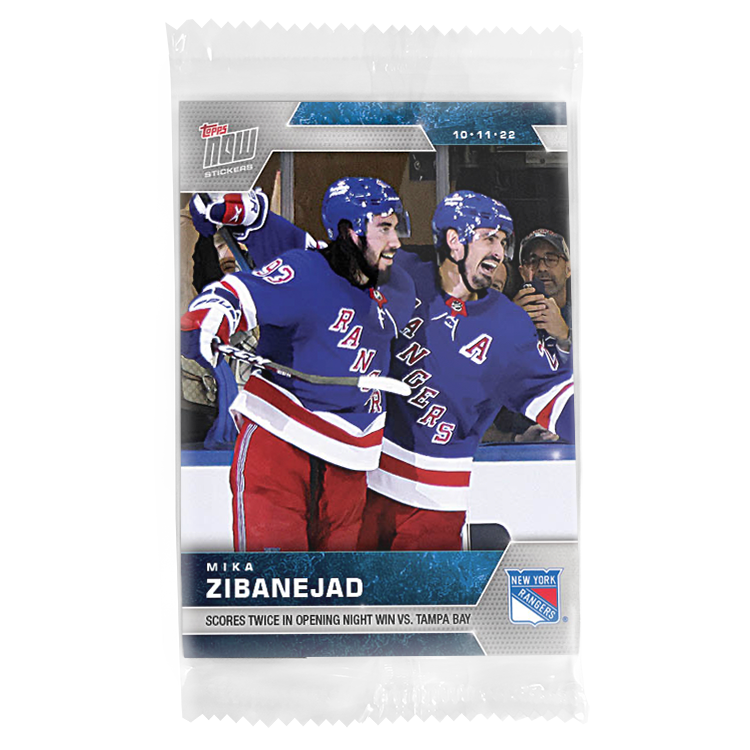 2022-23 NHL TOPPS NOW 5-Sticker Pack - Stickers #1-9 - Image 3