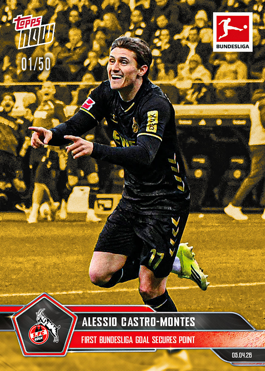 Alessio Castro-Montes - 2025-26 Bundesliga Topps NOW - Card 163 - PR: 204 - Image 6