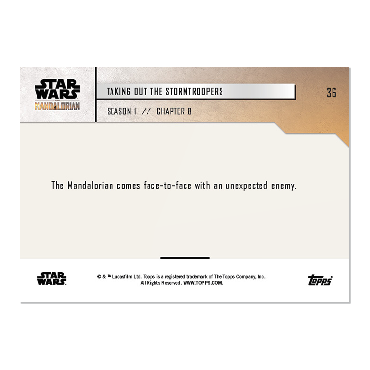 Star Wars: The Mandalorian TOPPS NOW 5-Card Pack - S1 : Chapter 8 - Print Run: 2219 - Image 3
