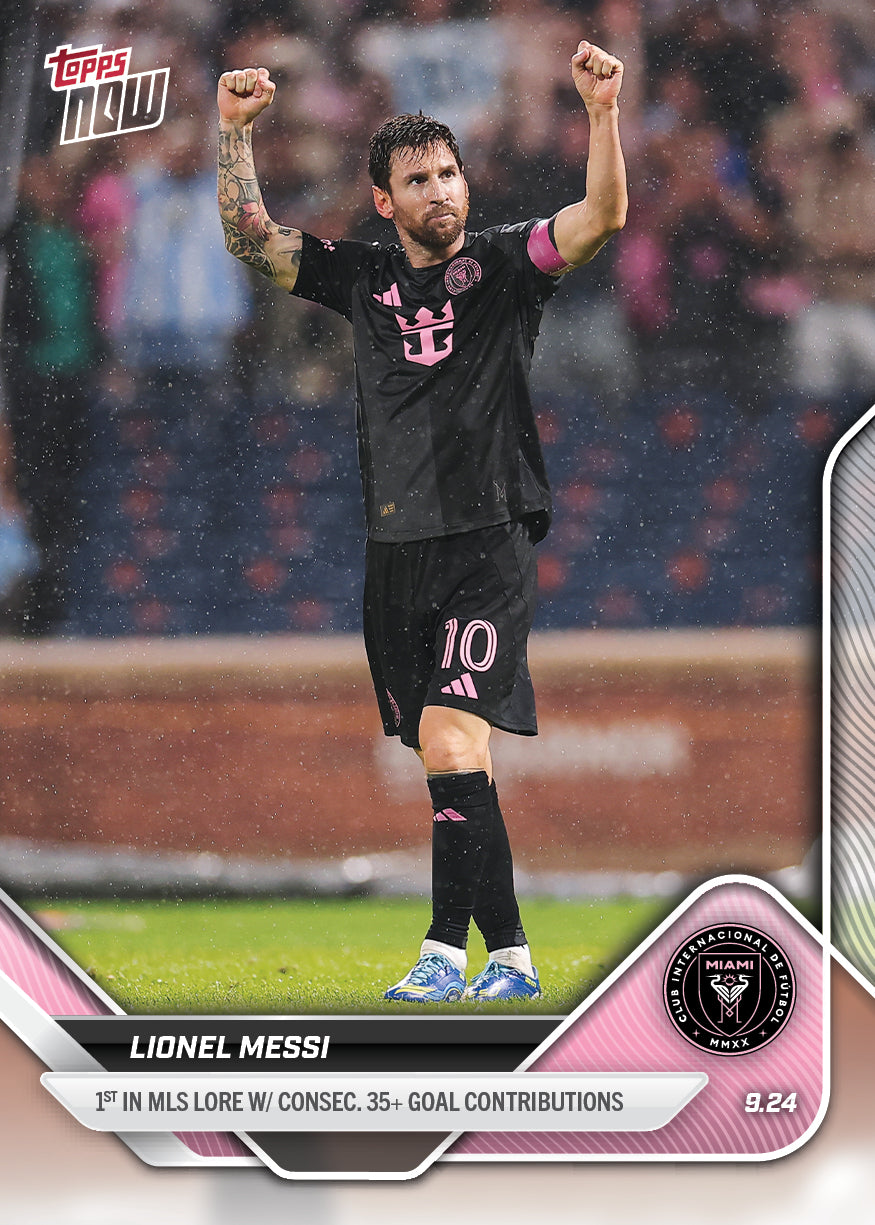 Lionel Messi - 2025 MLS Topps NOW - Card 102 - PR: 2370