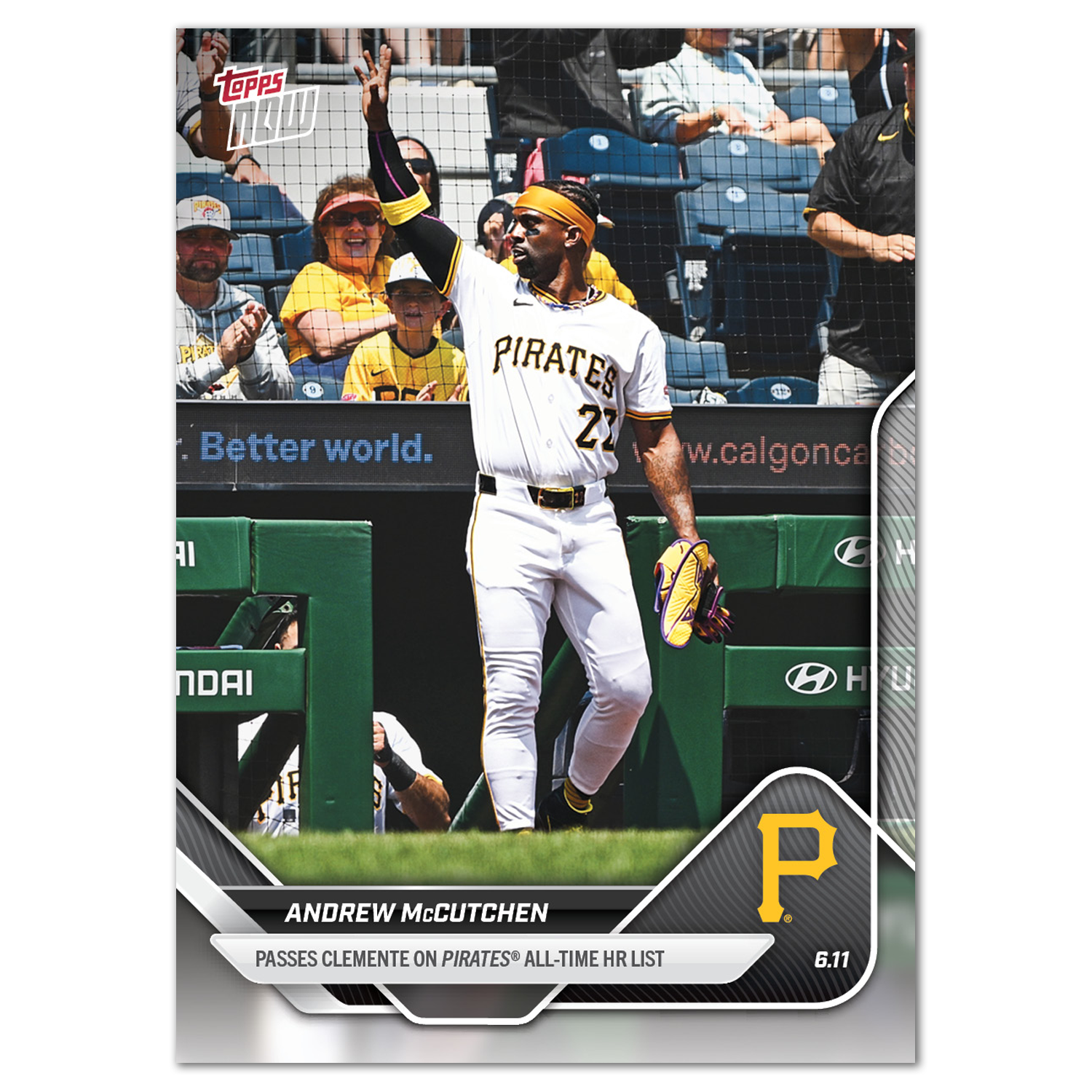 Andrew McCutchen - 2025 MLB Topps NOW - Card 290 - PR: 946