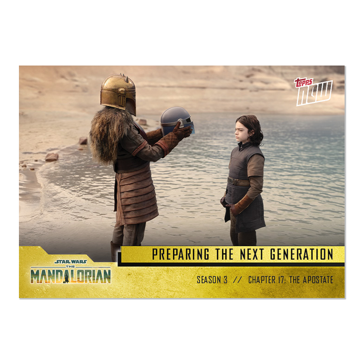 2023 TOPPS NOW Star Wars: The Mandalorian Season 3 Episode 1 - 5 Card Set - PR: 901 - Image 8
