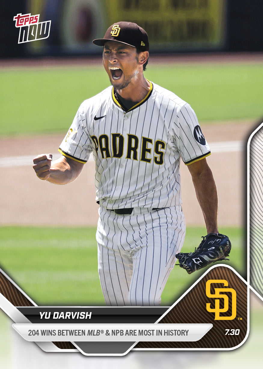 Yu Darvish - 2025 MLB Topps NOW - Card 489 - PR: 1595