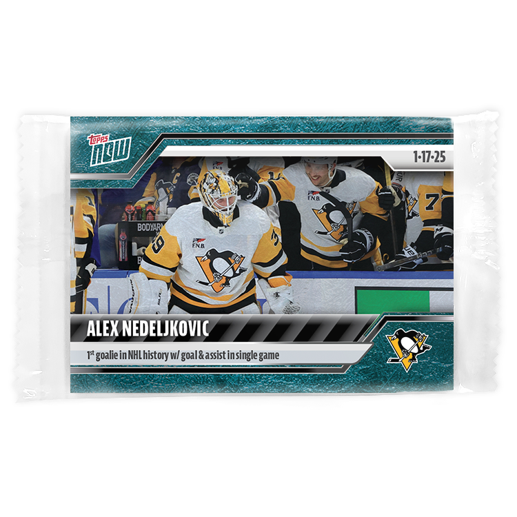 Alex Nedeljkovic - 2024-25 NHL Topps NOW - Sticker 91 - PR: 295 - Image 3