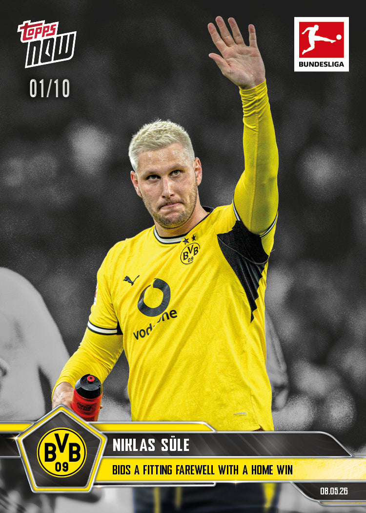 Niklas Süle - 2025-26 Bundesliga Topps NOW - Card 188 - PR: 192 - Image 4
