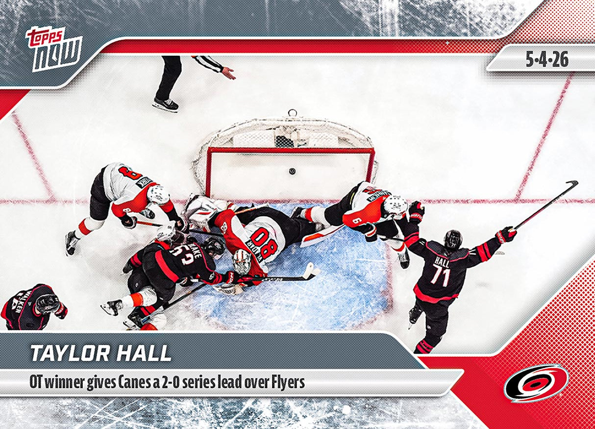 Taylor Hall - 2025-26 NHL Topps NOW - Sticker # 166 Pack - PR: 150