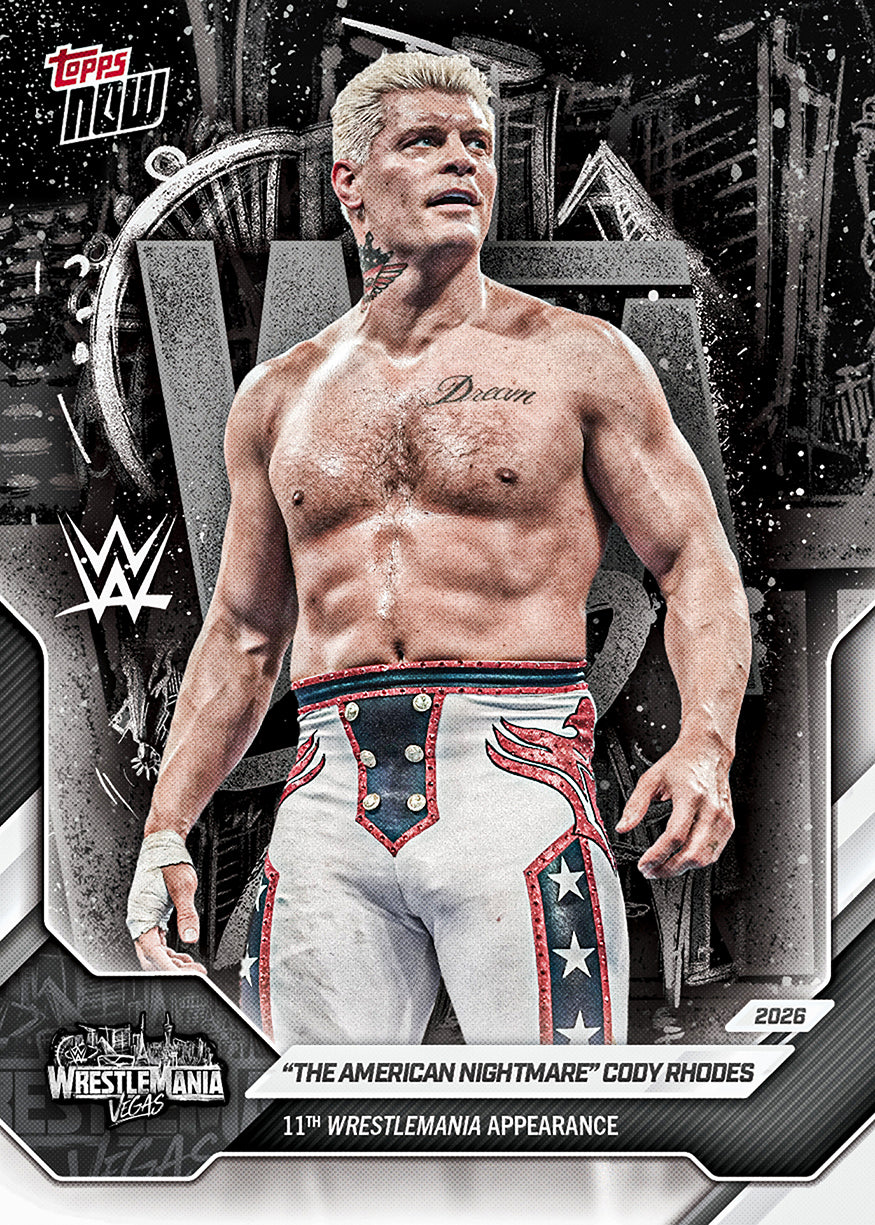 2026 WrestleMania Vegas Set – WWE Topps NOW - 15-Card Set - PR: 5847 - Image 7