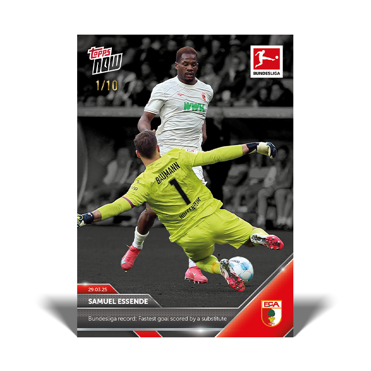 Samuel Essende - 2024-25 Bundesliga Topps NOW Card 152 - PR: 87 - Image 5