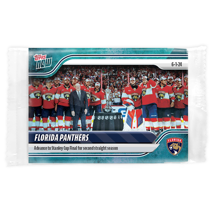 Florida Panthers - 2023-24 NHL TOPPS NOW - Sticker #213 Pack - PR: 124 - Image 2