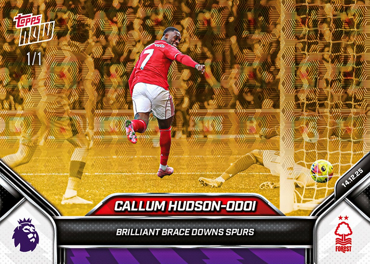 Callum Hudson-Odoi - 2025-26 Premier League Topps NOW - Card 81 - PR: 150 - Image 2