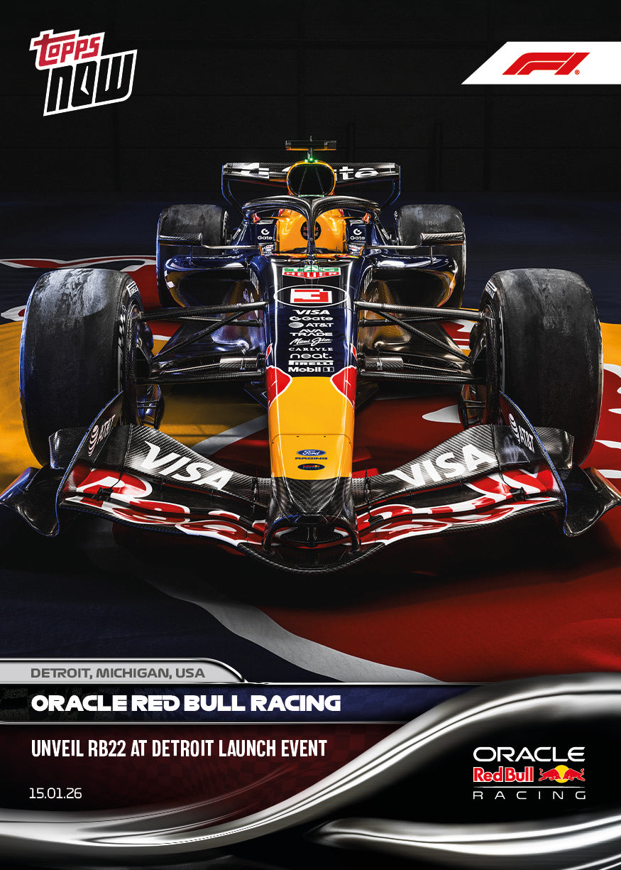 Oracle Red Bull Racing - 2026 Formula 1 Topps NOW - Card 1 - PR: 3680 - Image 2