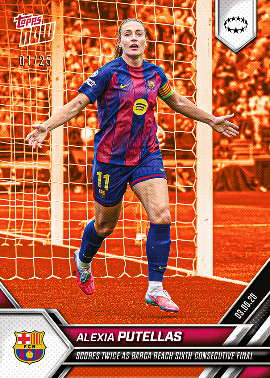 Alexia Putellas - 2025-26 UWCL Topps NOW - Card 29 - PR: 906 - Image 5