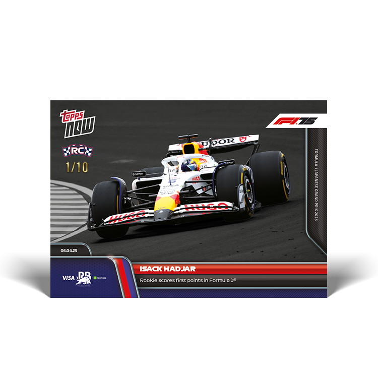 Isack Hadjar - 2025 Formula 1 Topps NOW Card 26 - PR: 681 - Image 5