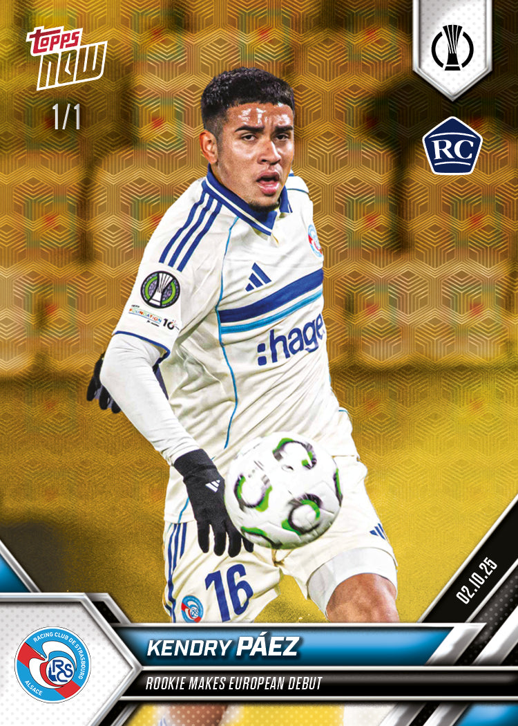Kendry Páez - 2025-26 UECL Topps NOW - Card 2 - PR: 862 - Image 2