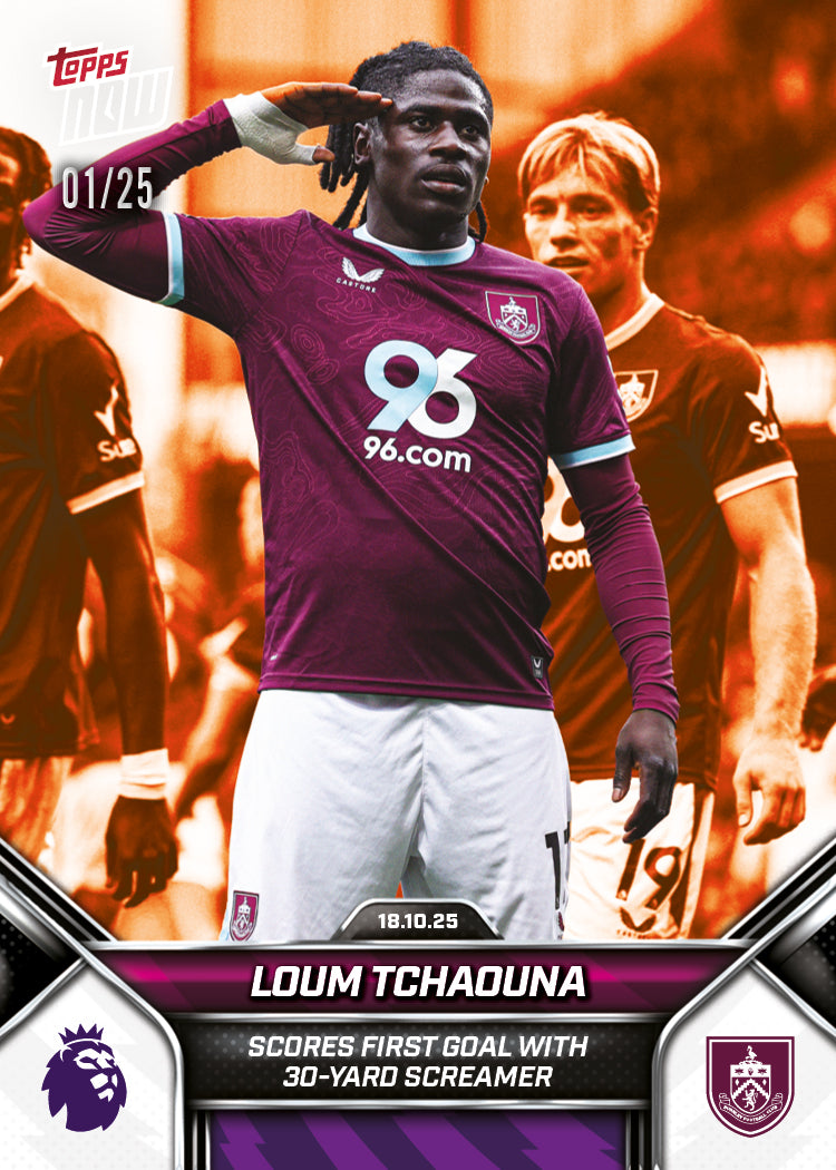 Loum Tchaouna - 2025-26 Premier League Topps NOW - Card 38 - PR: 214 - Image 5