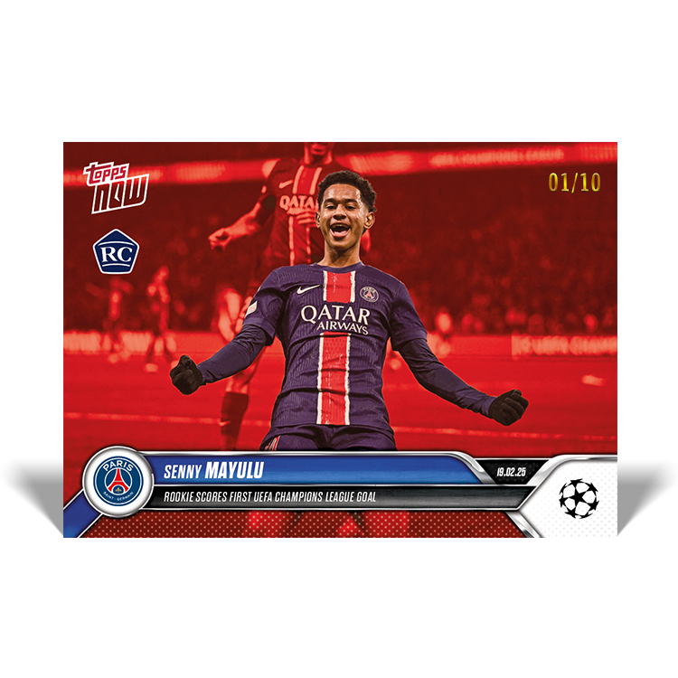 Senny Mayulu - 2024-25 UCL Topps NOW - Card 106 - PR: 291 - Image 4