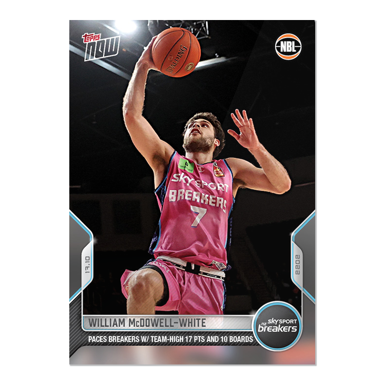 William McDowell-White - 2022-23 NBL TOPPS NOW Card 18 - PR: 78