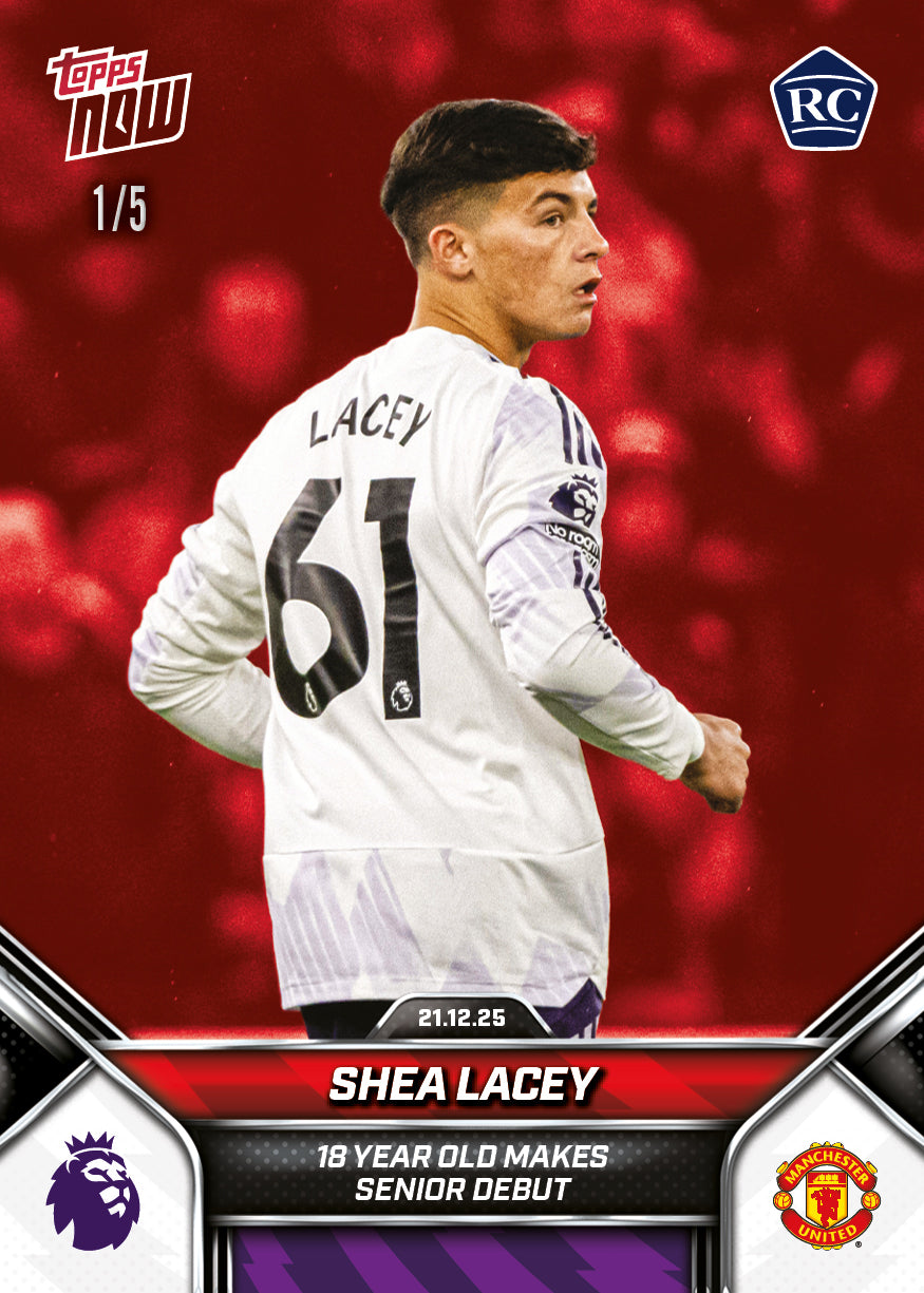 Shea Lacey - 2025-26 Premier League Topps NOW - Card 87 - PR: 2680 - Image 3