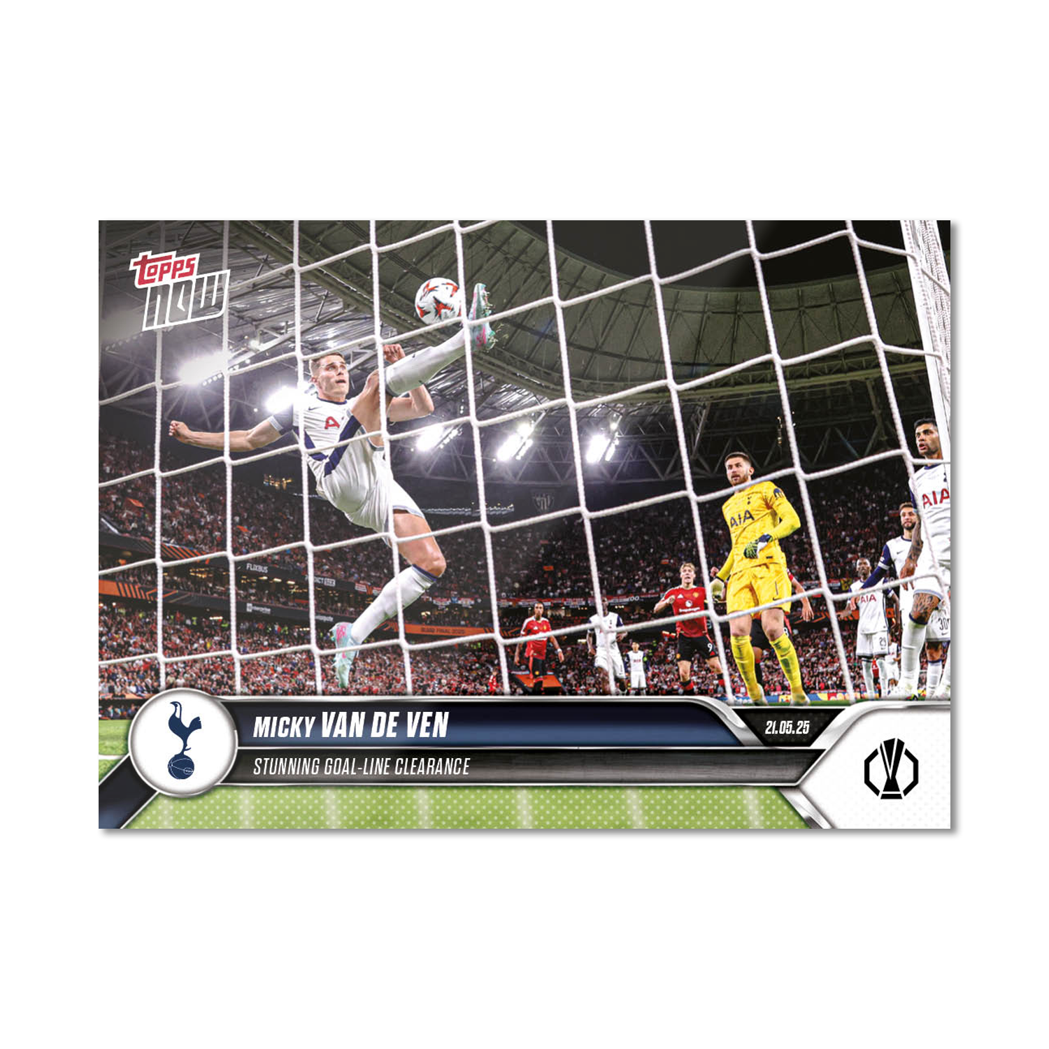 Micky van de Ven - 2024-25 UEL Topps NOW Card 37 - PR: 1820
