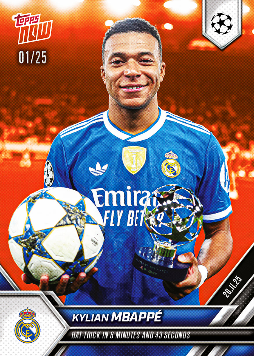 Kylian Mbappé - 2025-26 UCL Topps NOW - Card 59 - PR: 2660 - Image 5